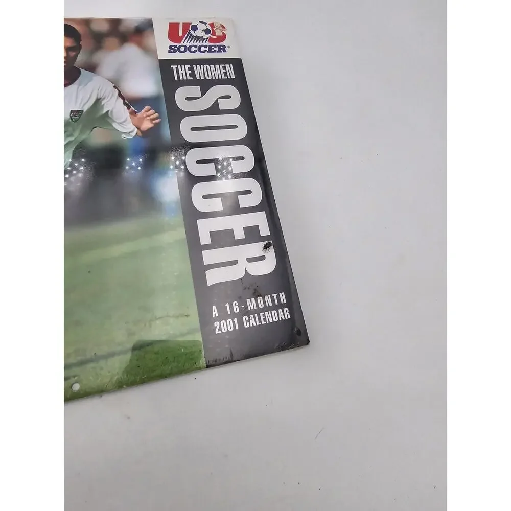 Vintage Women's US Soccer Team 2001 Millennium Y2K Calendar SEALED